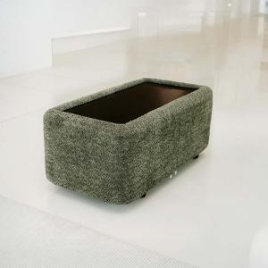 فيولا طاولة جانبية أخضر وودي