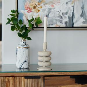 شمعدان بوهيمي بيج كبير وودي