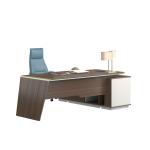 تنلى مكتب مدير فاخر 220 سم وودي
