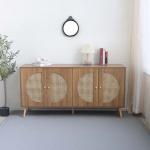 نيارا بوفيه خشب بني فاتح