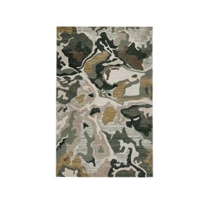 لارا سجاد تركي مودرن بيج / أخضر بعدة مقاسات - 80x150