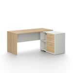 نيرا مكتب 160 سم وودي