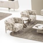 مونجي كنب فردي كريمي وودي