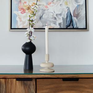 شمعدان بوهيمي بيج صغير وودي