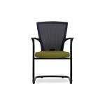 هايون كرسي زوار متعدد الألوان وودي - أخضر