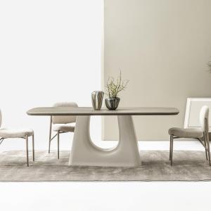 مونجي طاولة طعام 240 سم بدون كراسي وودي