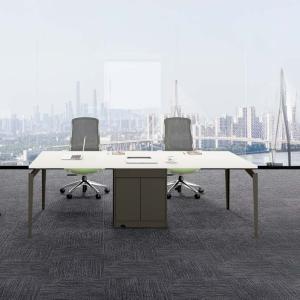 نيو ميامي طاولة اجتماع بيضاء 240 سم وودي