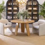 بوكلوفت كرسي رمادي وودي