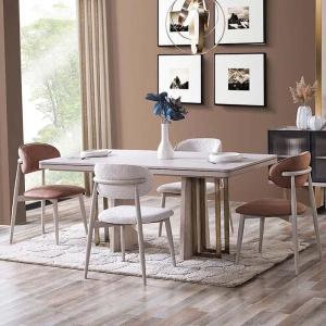 جاليا طاولة طعام خشبيه بدون كراسي وودي - 8-أشخاص