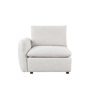 هزال مقعد فردي يد يسار رمادي وودي