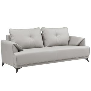 ايرا كنب ثلاثي جلد رمادي وودي