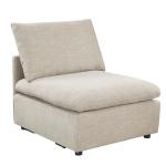 هزال طقم كنب زاوية بني وودي