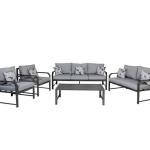 نيس طاولة شاي خارجية وودي