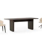 بوليرو طاولة طعام 270 سم بدون كراسي وودي