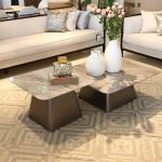 كرامل طاولة شاي قطعتين وودي