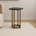 ميكسال طاولة خدمة بسطح خشبي