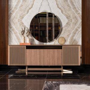 نيو لزبون كونسول مع مرايا وودي