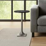 ليفي طاولة خدمة باللون النحاسي - رخام-أسود