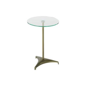 كلير طاولة خدمة بقاعدة معدنية أنيقة