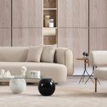 سايستا كنب 4 مقاعد بيج وودي