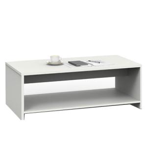 الارا طاولة شاي مكتبية أبيض وودي