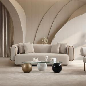 سايستا كنب 3 مقاعد بيج وودي