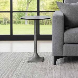 ليفي طاولة خدمة باللون النحاسي - زجاج-أسود